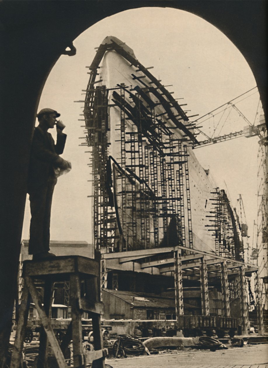 Masywny kadłub, częściowo umieszczony, 1930-1934, 1936 autorstwa Unbekannt