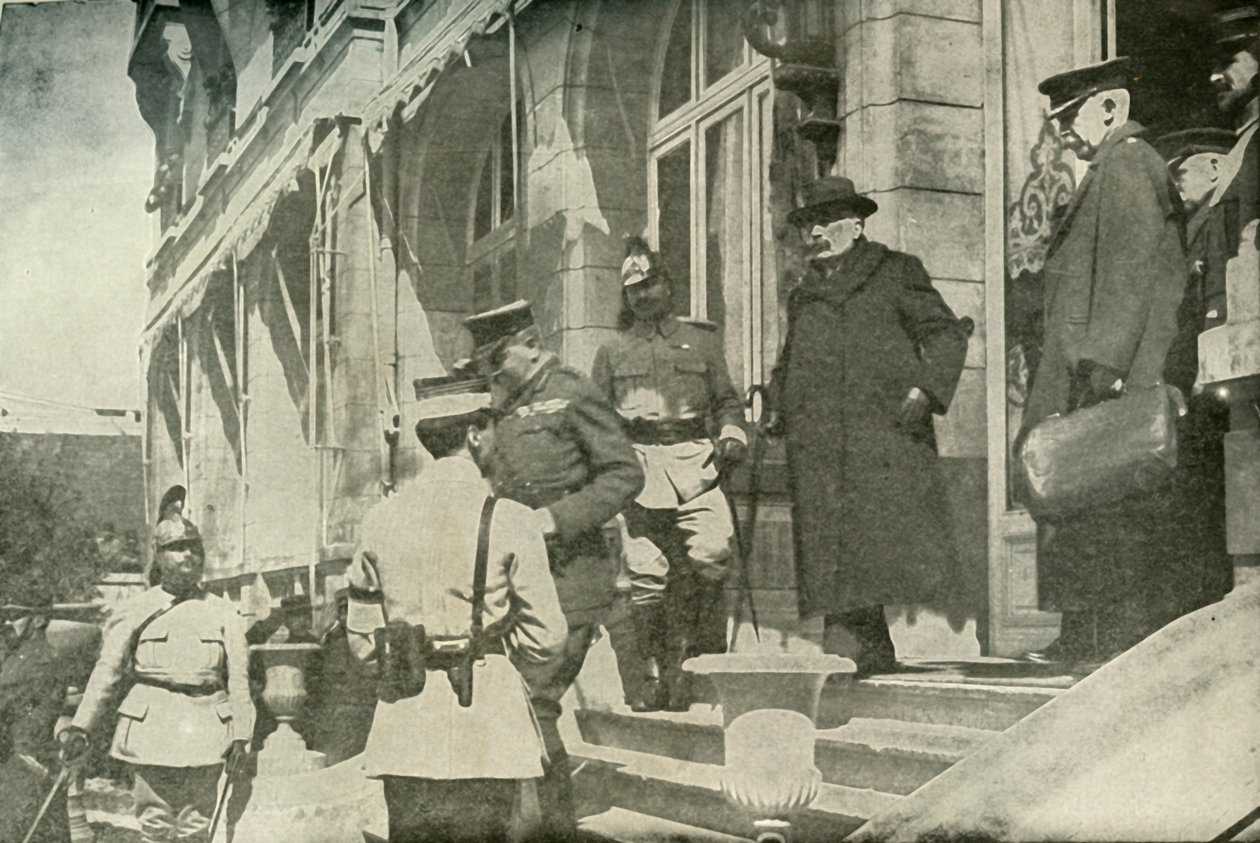 Spotkanie brytyjskich i francuskich ministrów wojny, 1915, 1919. autorstwa Unbekannt