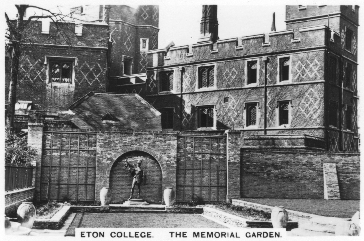 Memorial Garden Eton College, 1936 autorstwa Unbekannt