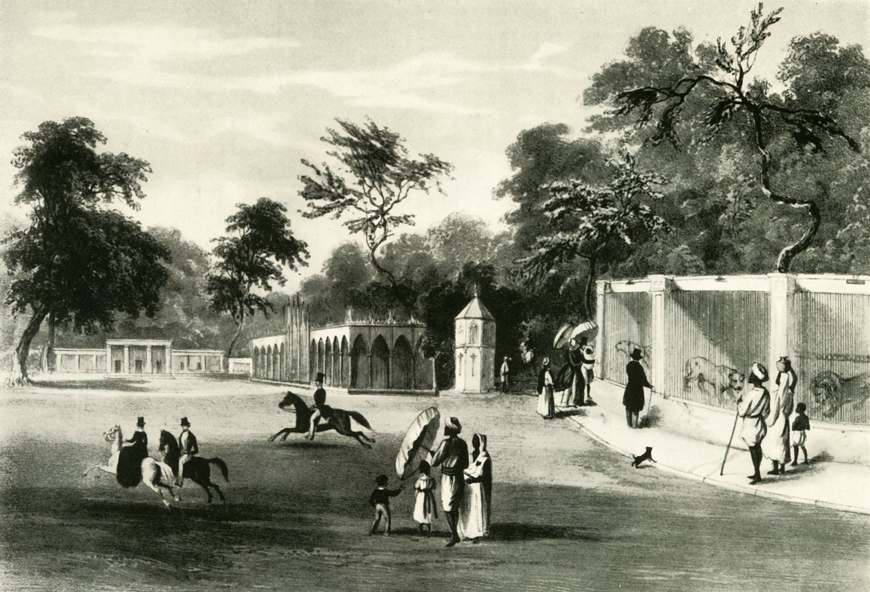 Menażeria w Barrackpore Park, 1820, 1925. autorstwa Unbekannt