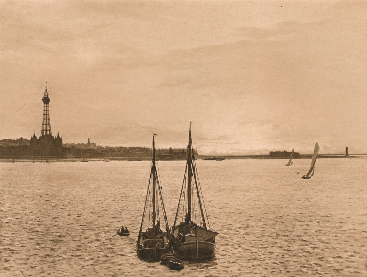 Mersey w New Brighton, 1902 autorstwa Unbekannt