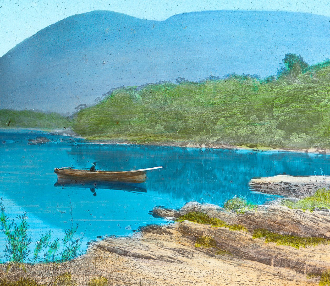 Jezioro Środkowe, z wyspy Dinis, Killarney, ok. 1910 r. autorstwa Unbekannt