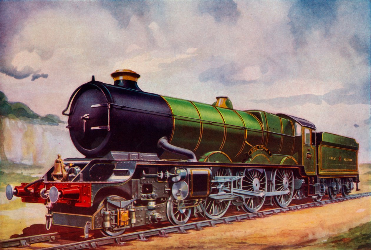 Lokomotywa pasażerska Mighty Express Great Western Railway, 1935. autorstwa Unbekannt
