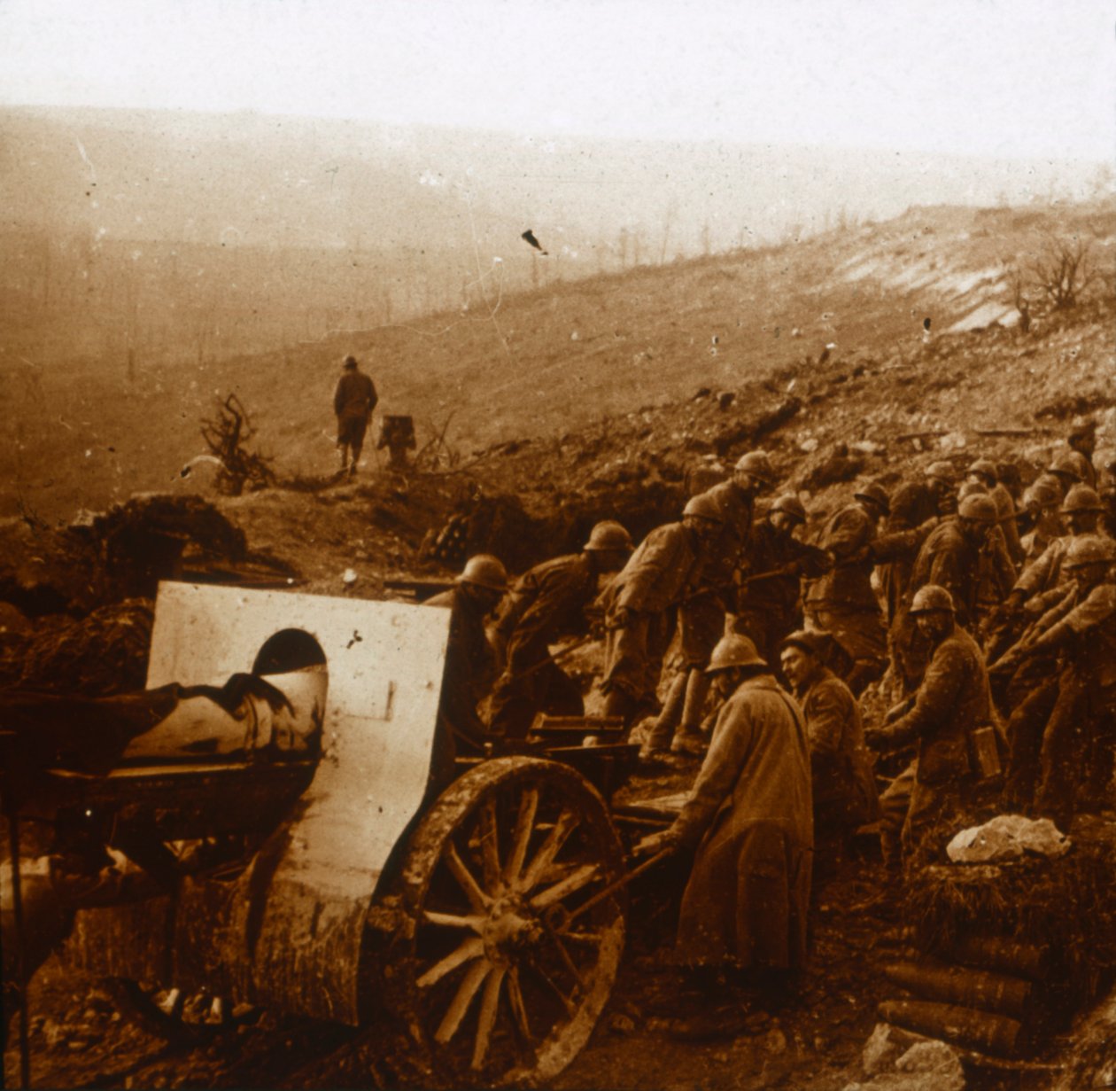 Młyn w Laffaux, północna Francja, 1 kwietnia 1917 autorstwa Unbekannt