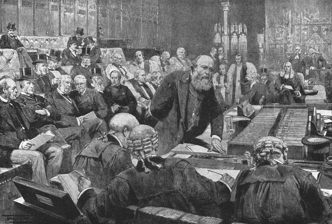 Ławka Ministerialna Izby Lordów, 1886-1892, 1901. autorstwa Unbekannt