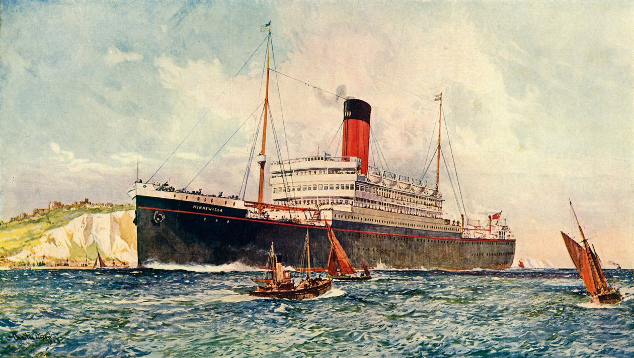 Atlantycka Linia Transportowa Minnewaska, 21 998 ton, ok. 1930. autorstwa Unbekannt