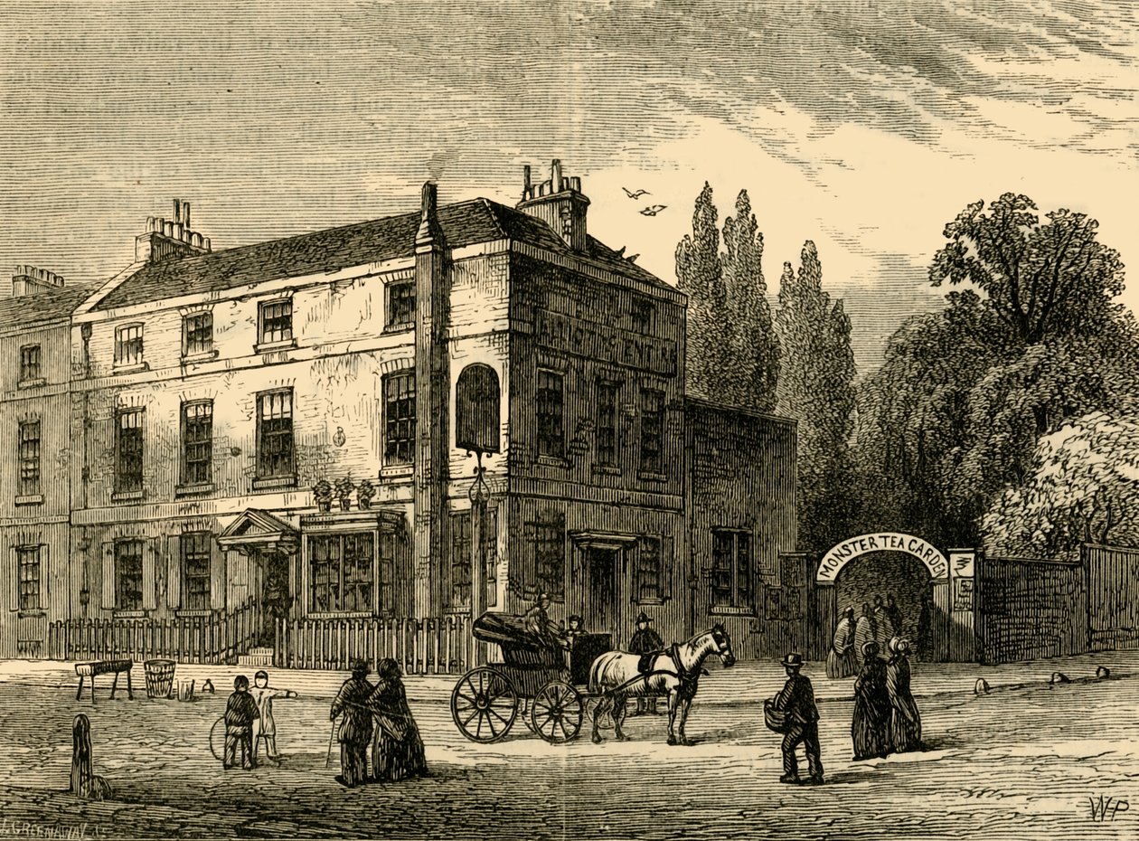 Potworne ogrody herbaciane, 1820, c1876. autorstwa Unbekannt