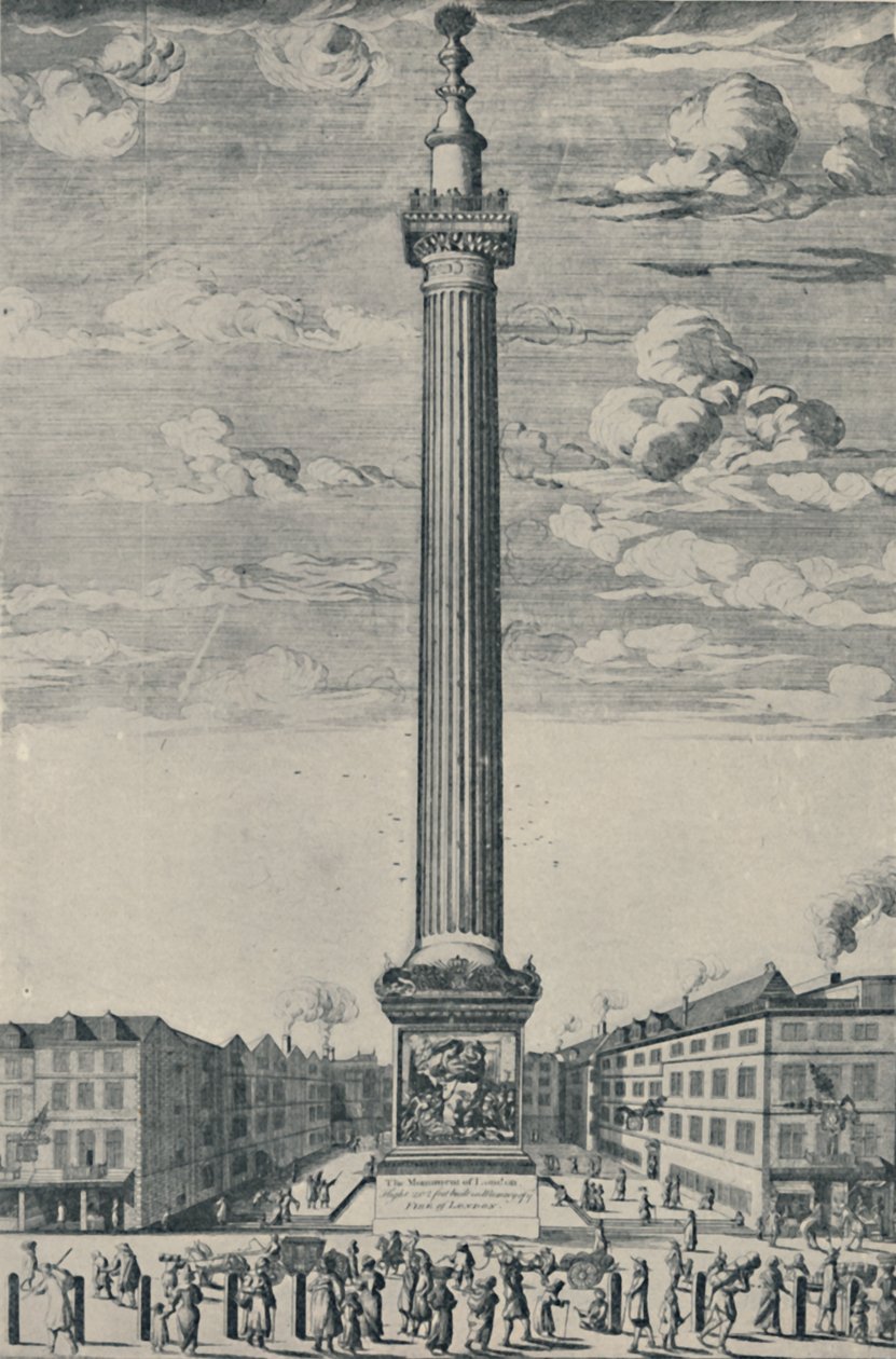 Pomnik Londynu, c1685, 1920 autorstwa Unbekannt