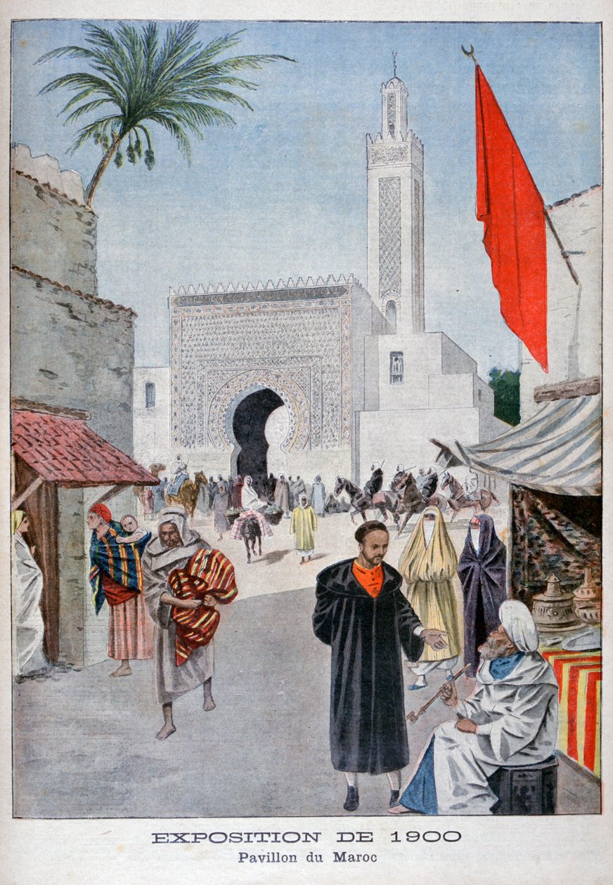 Pawilon marokański na Wystawie Powszechnej 1900, Paryż, 1900 autorstwa Unbekannt