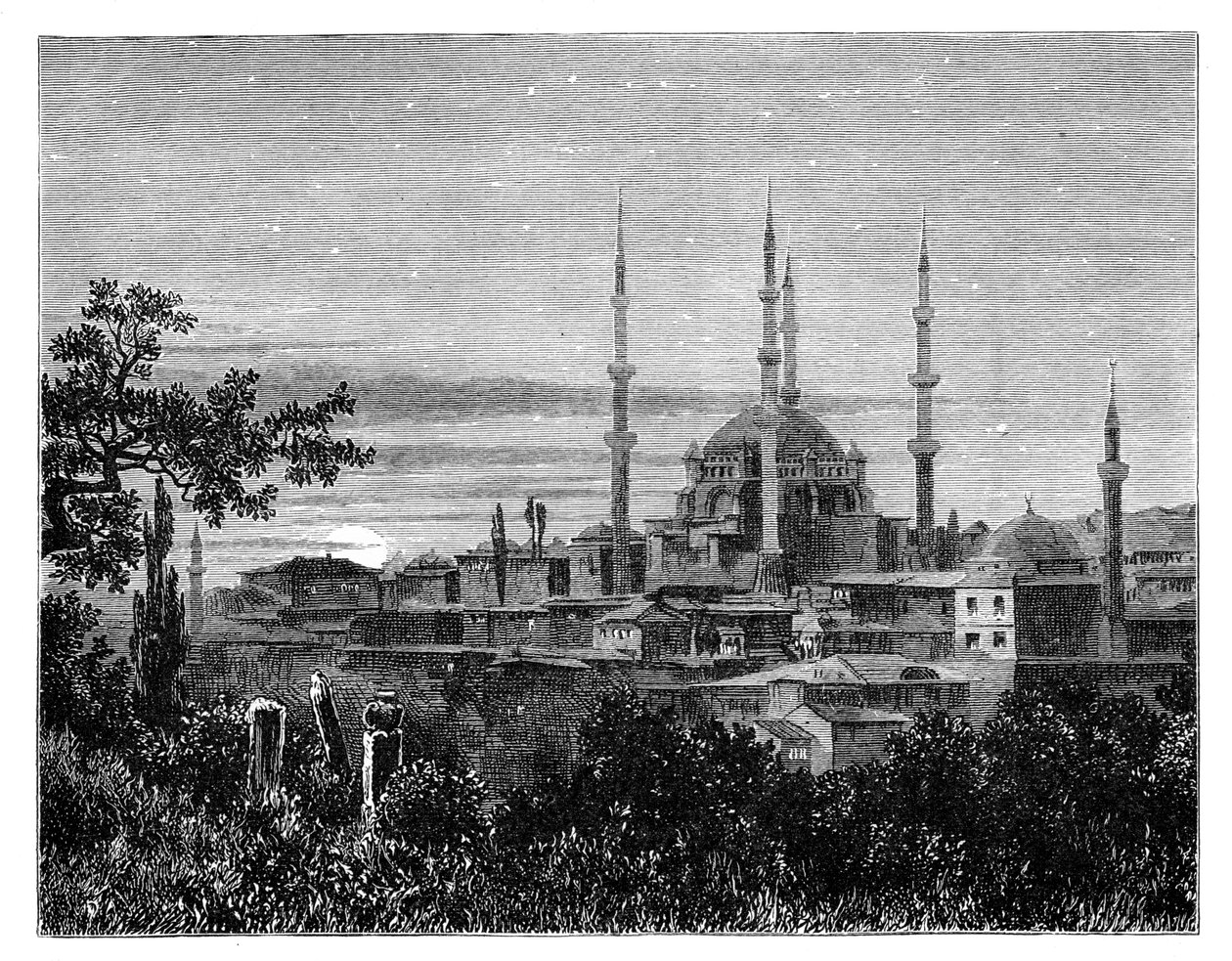 Meczet Selima II w Adrianopolu, Turcja, ok. 1888 r. autorstwa Unbekannt