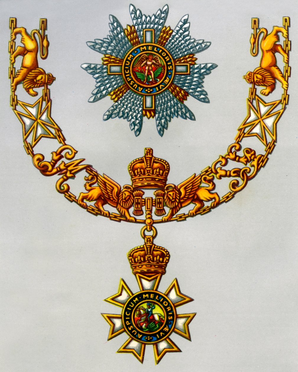 Najbardziej Zasłużony Order Św. Michała i Jerzego, 1941 autorstwa Unbekannt
