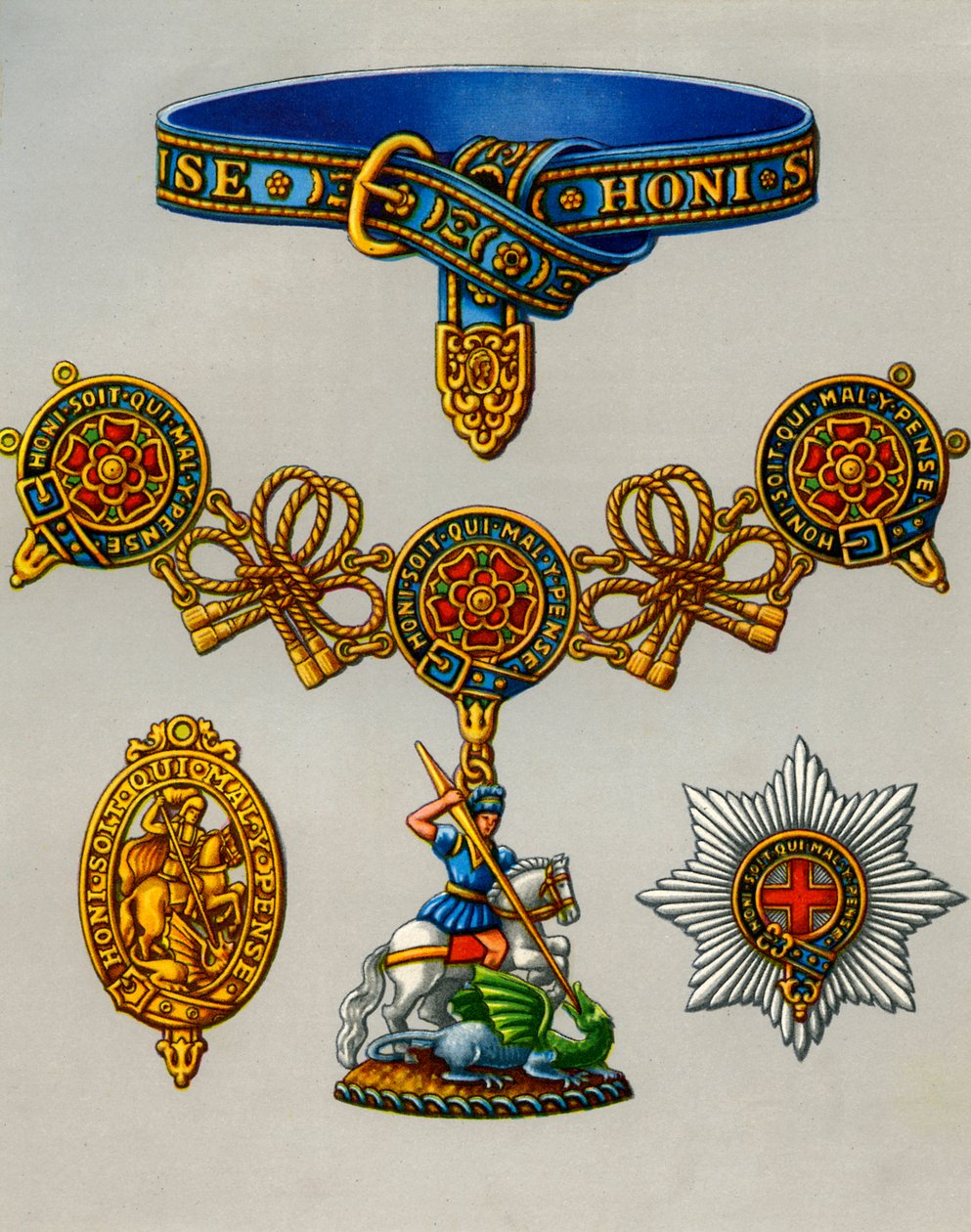 Najszlachetniejszy Order Podwiązki, 1941 autorstwa Unbekannt