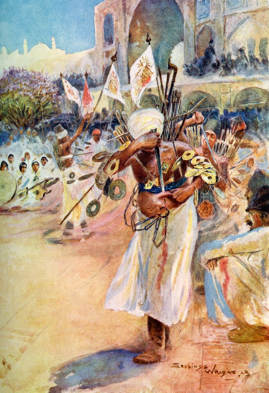 Festiwal Muharram, Persja autorstwa Unbekannt
