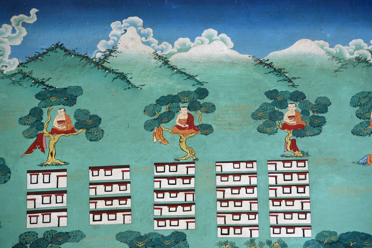 Mit Shangri La. Klasztor Kopan, Katmandu, Nepal autorstwa Unbekannt