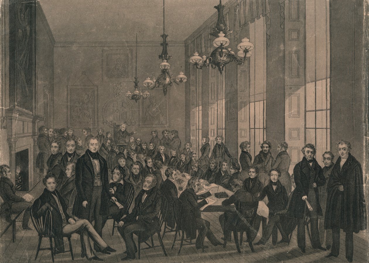 Konwencja Narodowa... 4 lutego 1839 w British Coffee House. autorstwa Unbekannt