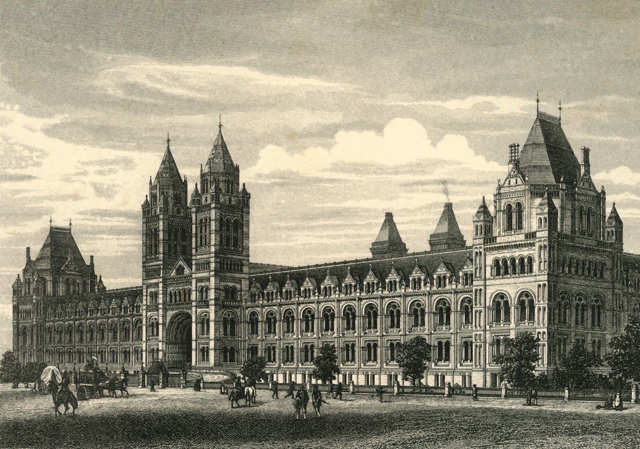 Muzeum Historii Naturalnej, South Kensington, c1876. autorstwa Unbekannt