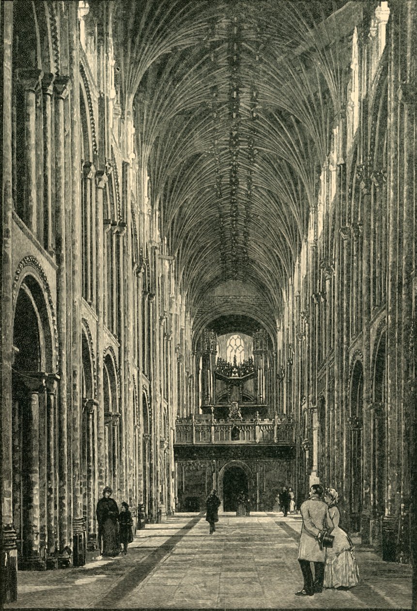 Nawa, Katedra w Norwich, 1898. autorstwa Unbekannt