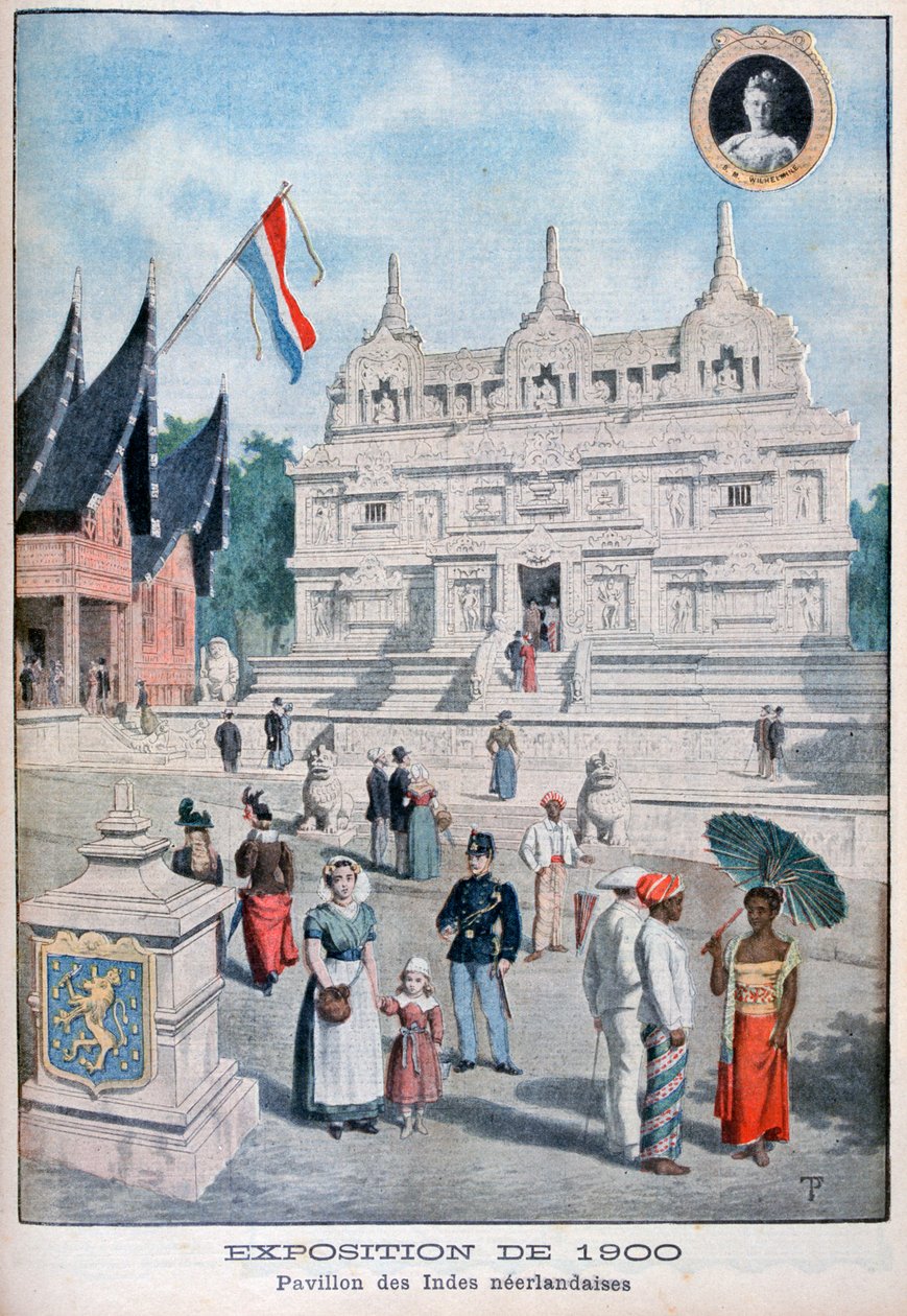Pawilon Holenderskich Indii na Wystawie Światowej 1900, Paryż, 1900 autorstwa Unbekannt