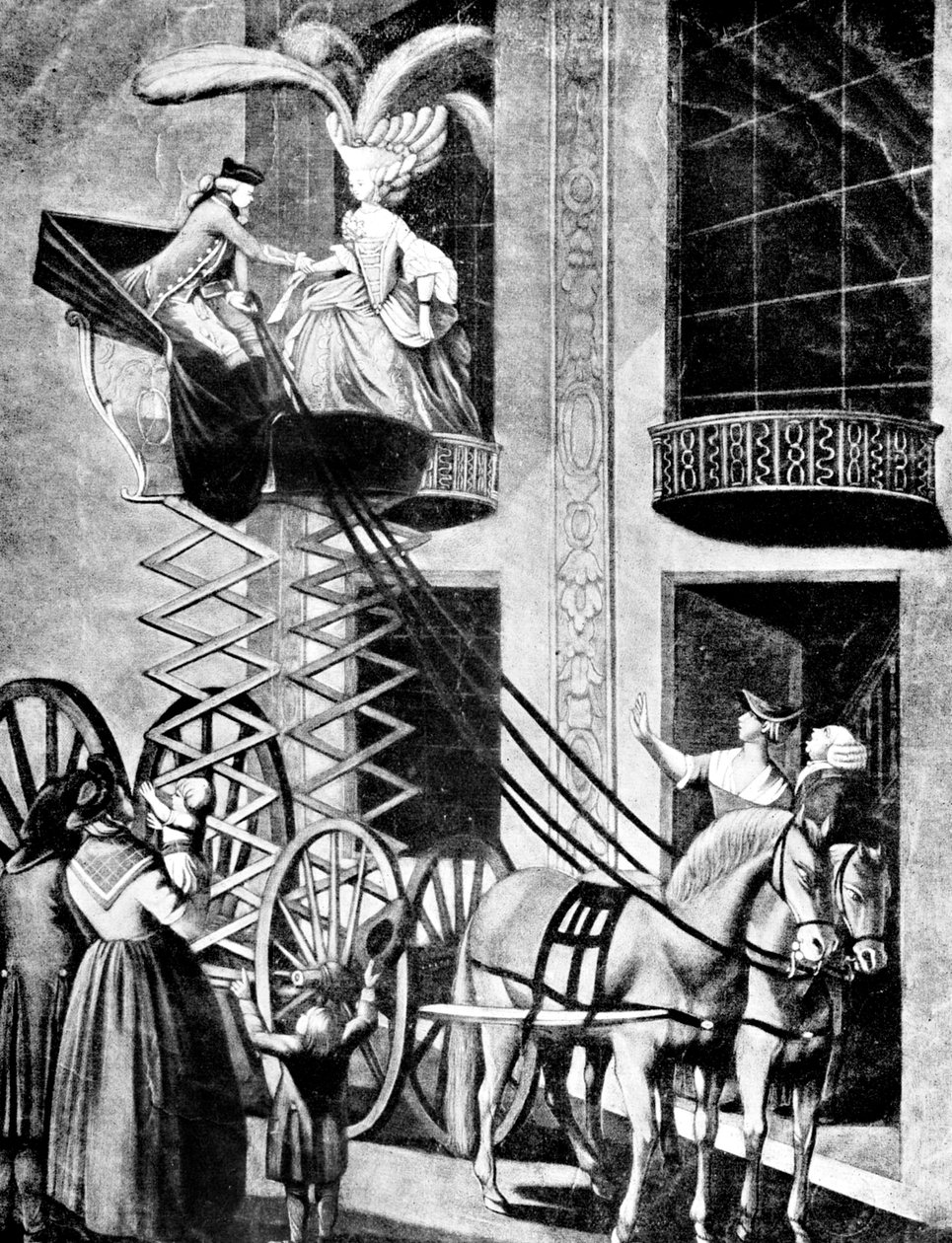Nowomodny Faeton, 1776 autorstwa Unbekannt