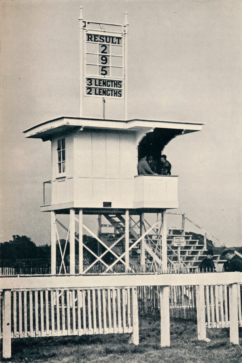 Nowa loża sędziowska, Kempton Park, ok. 1940 r. autorstwa Unbekannt