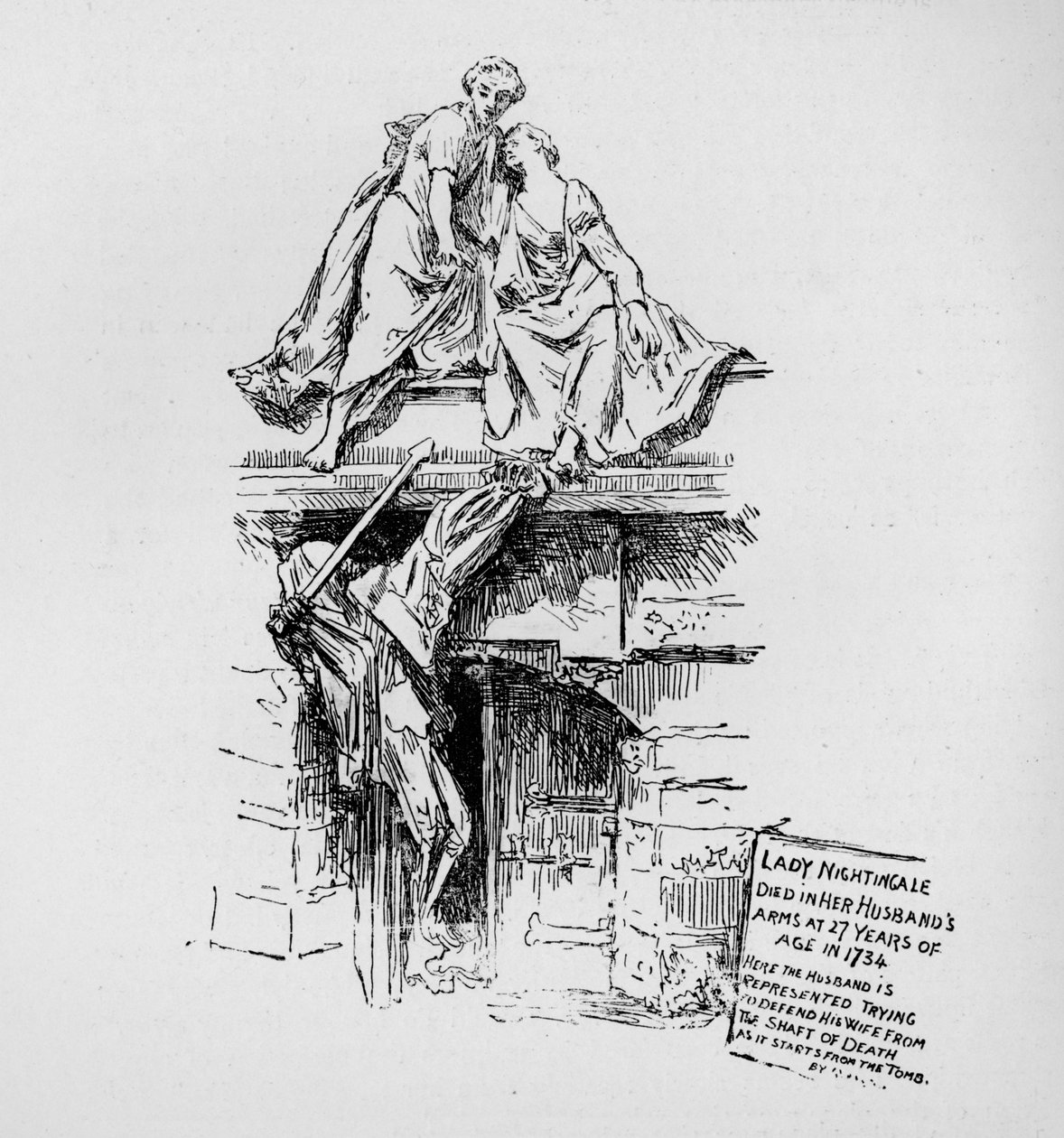 Pomnik Słowika, 1890. autorstwa Unbekannt