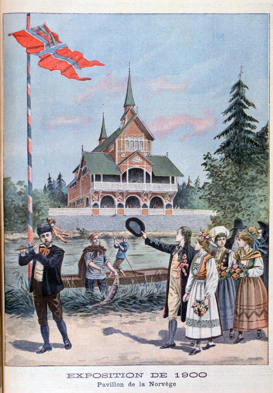 Pawilon norweski na Wystawie Powszechnej 1900, Paryż, 1900 autorstwa Unbekannt