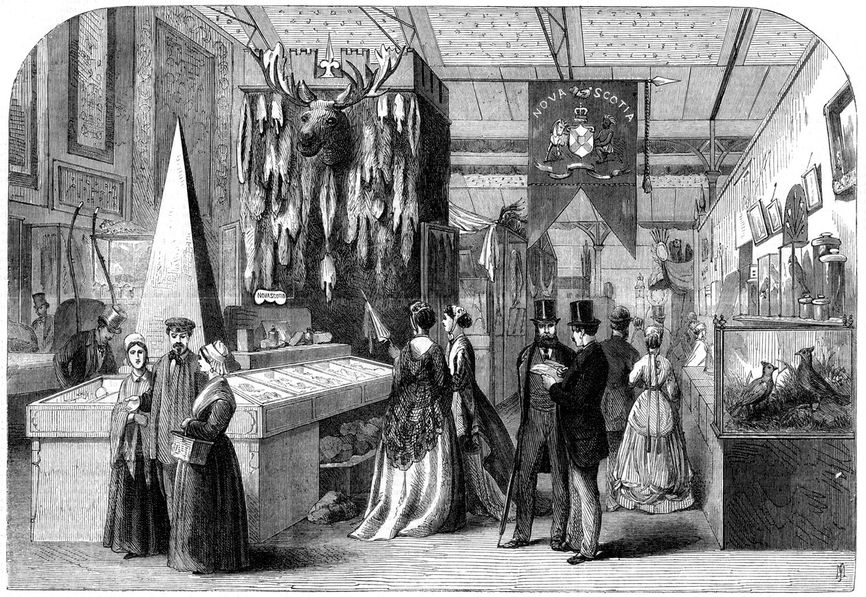 Sekcja Nowa Szkocja na Międzynarodowej Wystawie Paryskiej, 1867 autorstwa Unbekannt