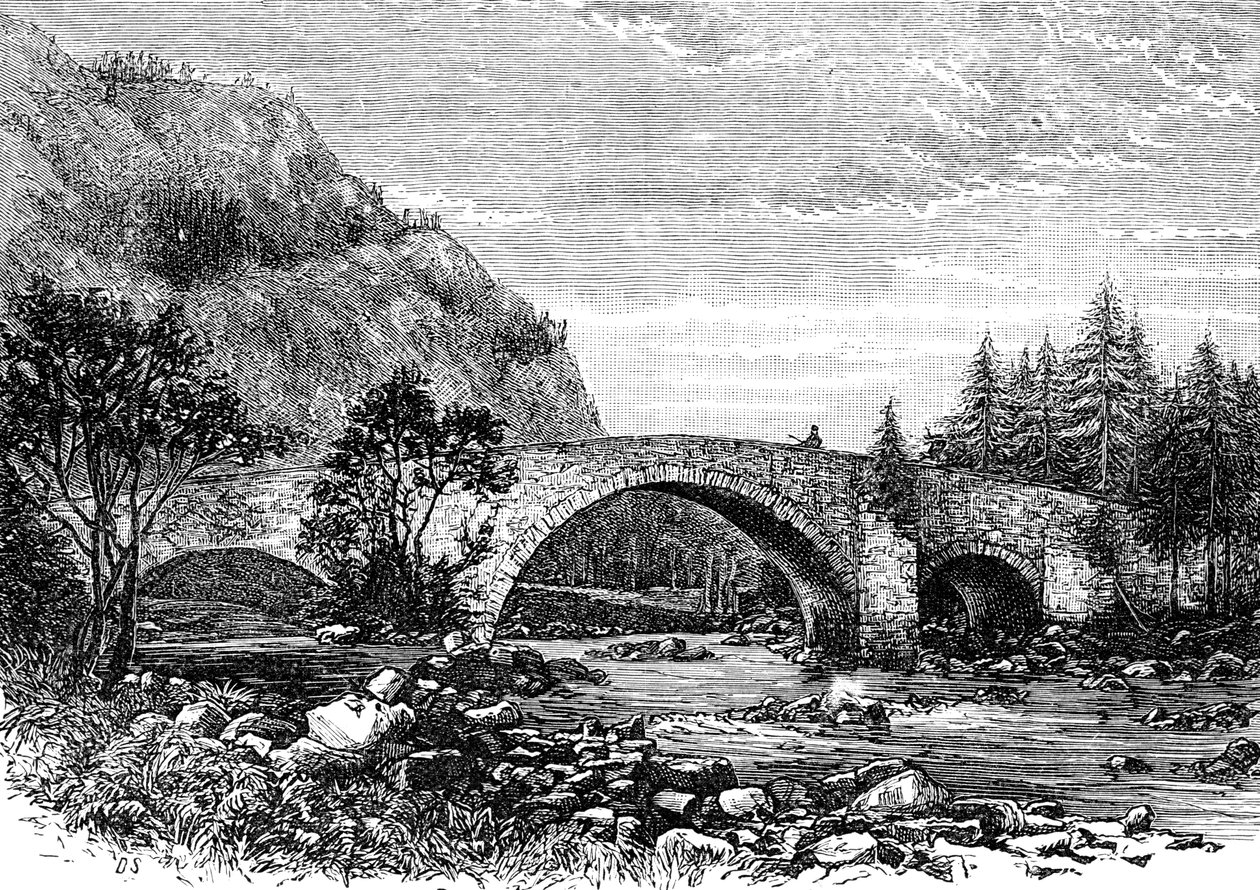 Stary Most, Invercauld, Szkocja, 1900 autorstwa Unbekannt