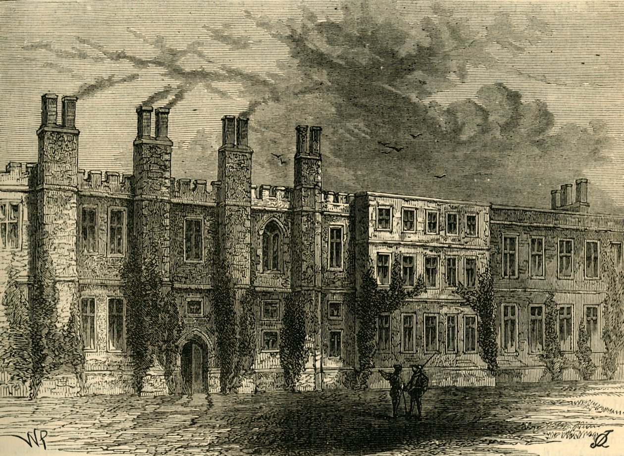 Stary dwór w Chelsea, ok. 1876 r. autorstwa Unbekannt
