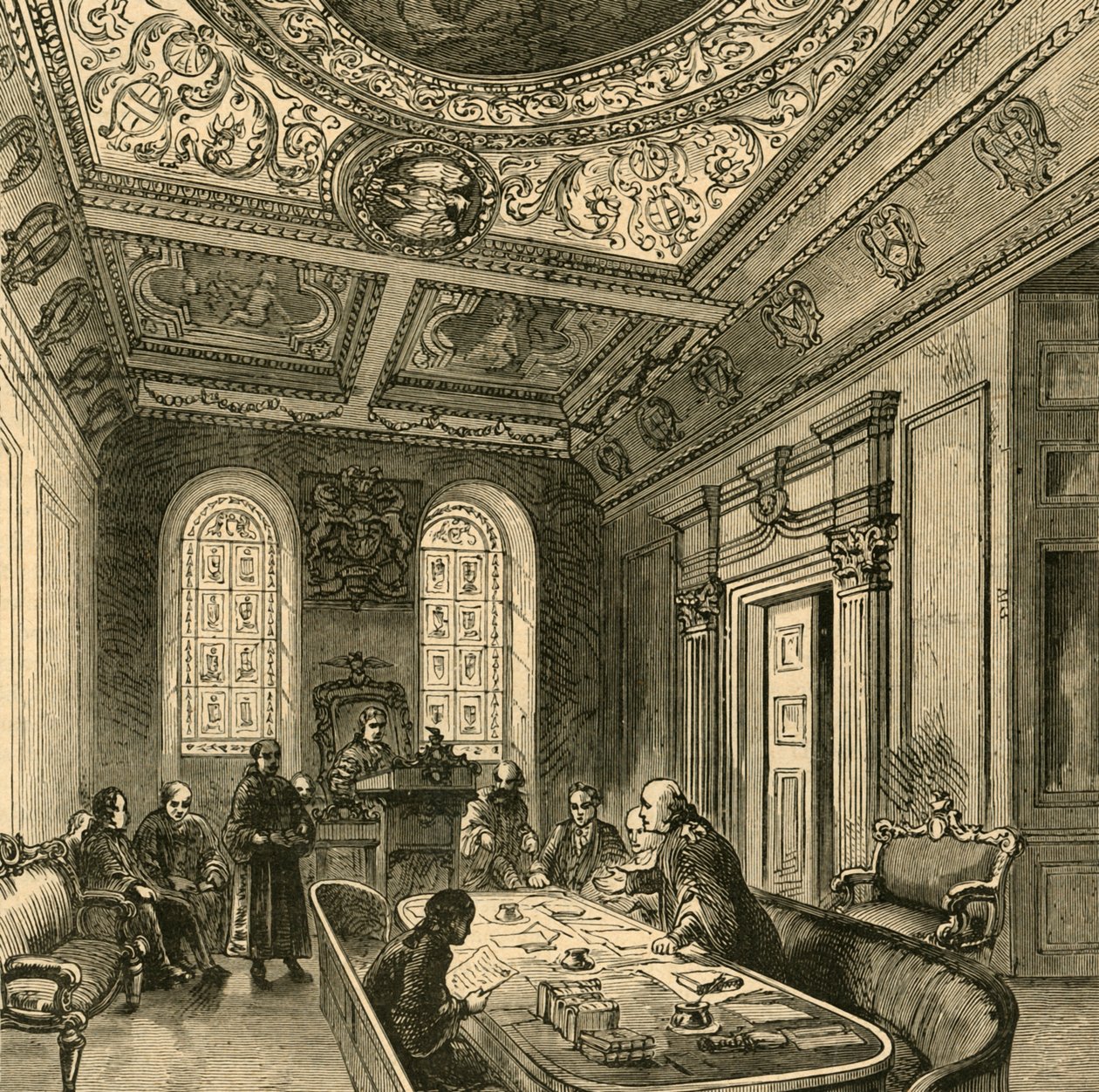 Stary dwór radnych, Guildhall, 1897. autorstwa Unbekannt