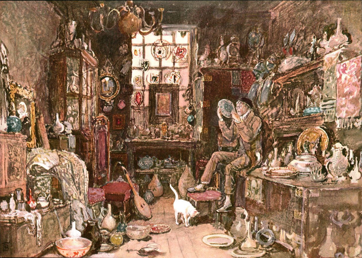 Stary sklep z osobliwościami, ok. 1900. autorstwa Unbekannt