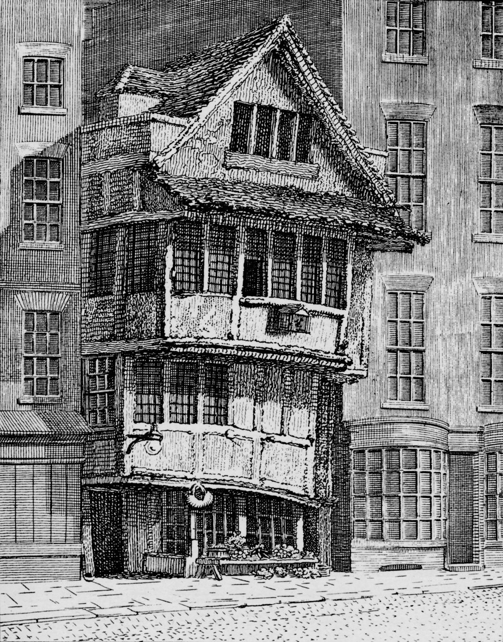 Stara fontanna w Minorach, City of London, c1798 1906 autorstwa Unbekannt