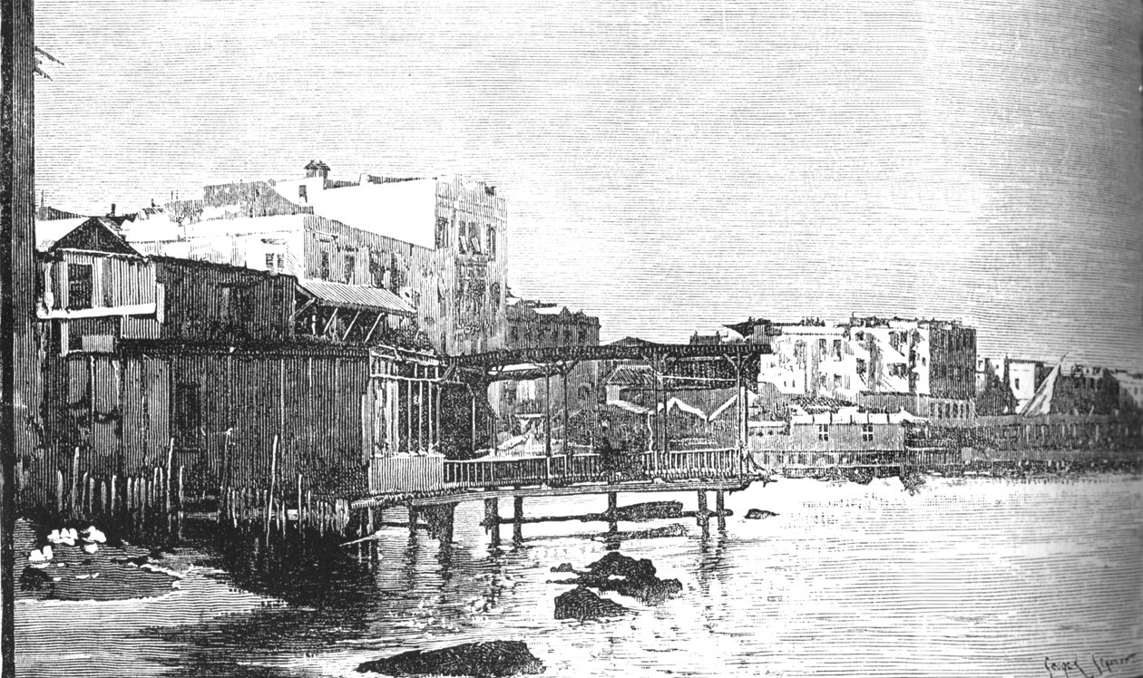 Stary Port, Aleksandria, ok. 1882 r. autorstwa Unbekannt