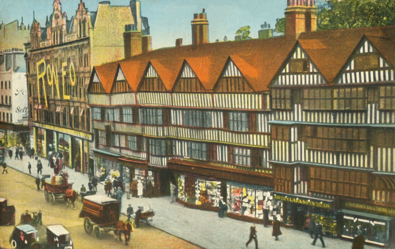 Stare domy, Holborn, Londyn, ok. 1910. autorstwa Unbekannt
