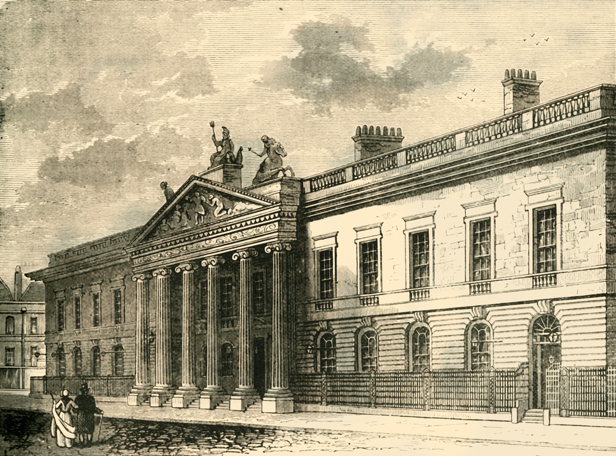 Biuro Starych Indii, Londyn 1803, 1890. autorstwa Unbekannt