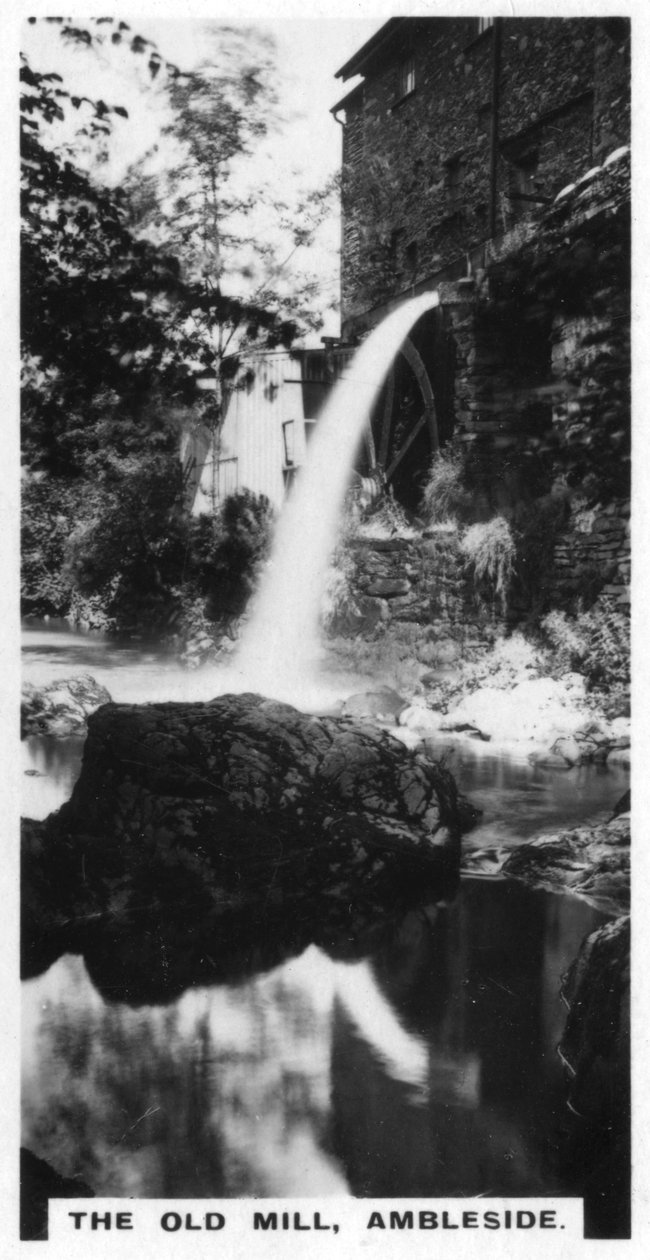 Stary młyn, Ambleside, Cumbria, ok. 1920 r. autorstwa Unbekannt