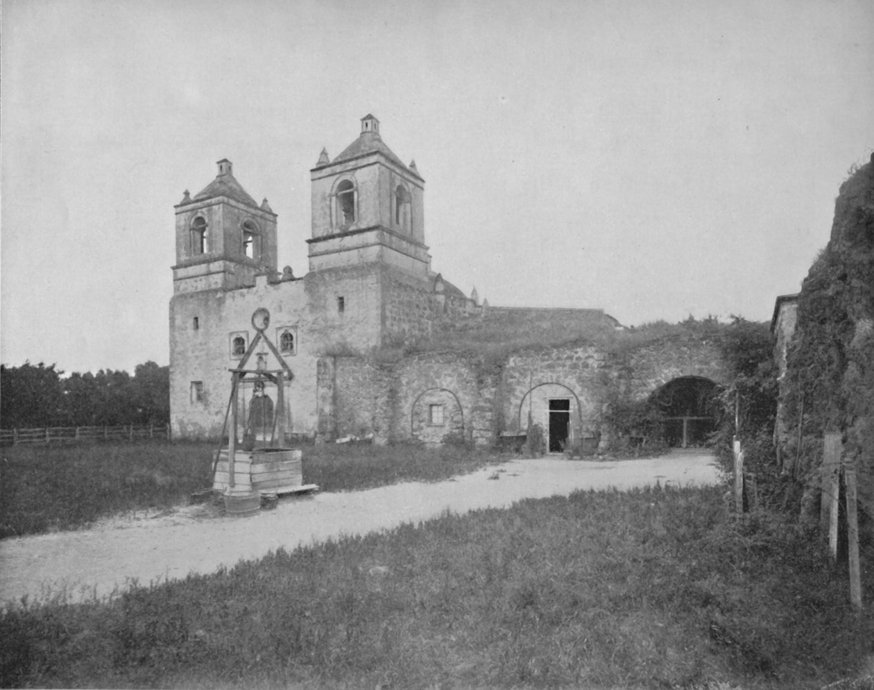 Stara Misja w San Antonio, XIX wiek autorstwa Unbekannt