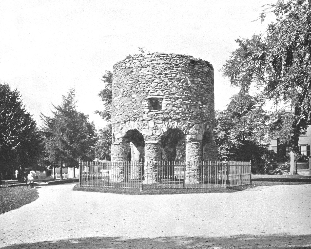 Wieża Old Norse, Newport, Rhode Island, USA, ok. 1900. autorstwa Unbekannt