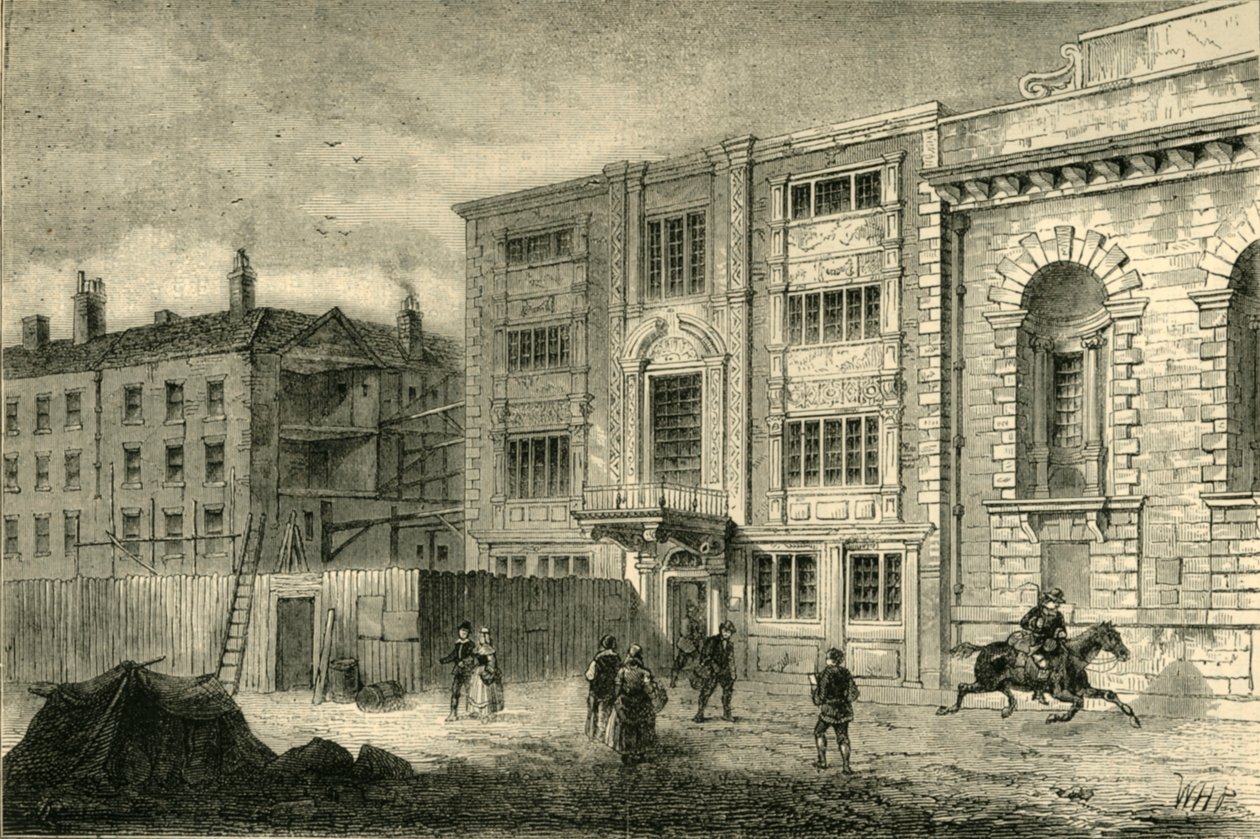 Stara Poczta, przy Lombard Street, około 1800 r., ok. 1872 r. autorstwa Unbekannt