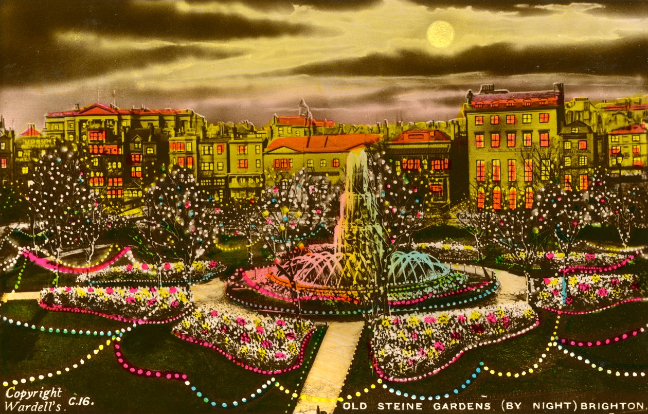Stare ogrody Steine, Brighton, Sussex, ok. 1940 r. autorstwa Unbekannt