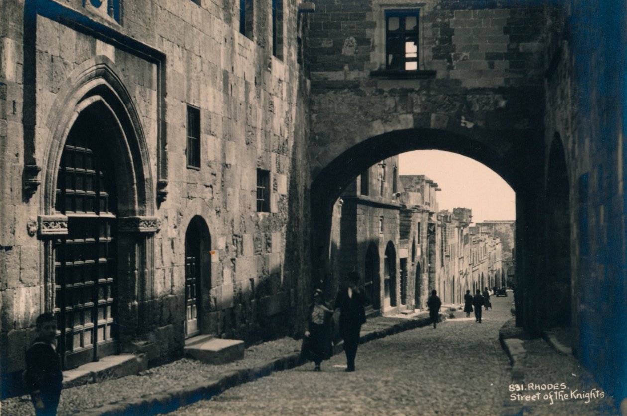 Stare Miasto Rodos, Grecja, 1936 autorstwa Unbekannt