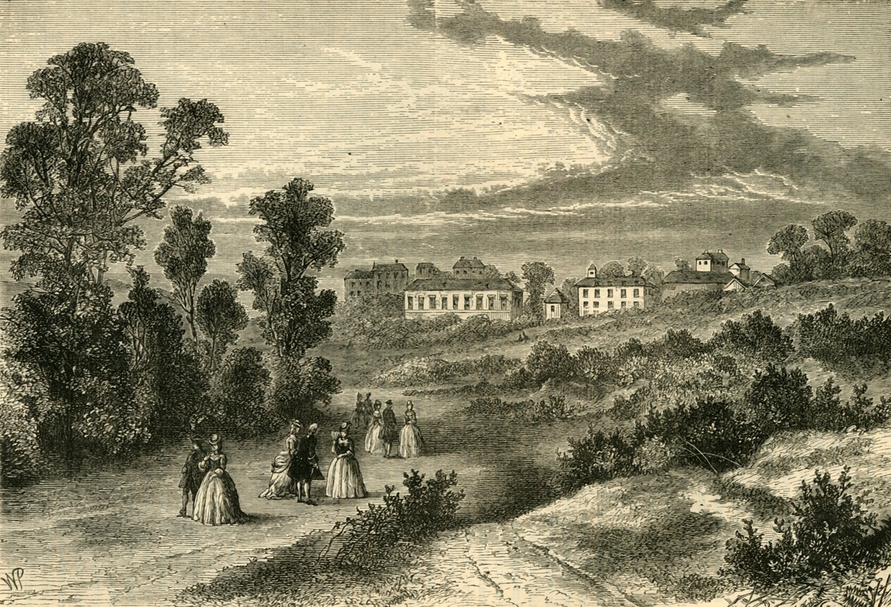 The Old Well Walk, Hampstead, ok. 1750, ok. 1876. autorstwa Unbekannt