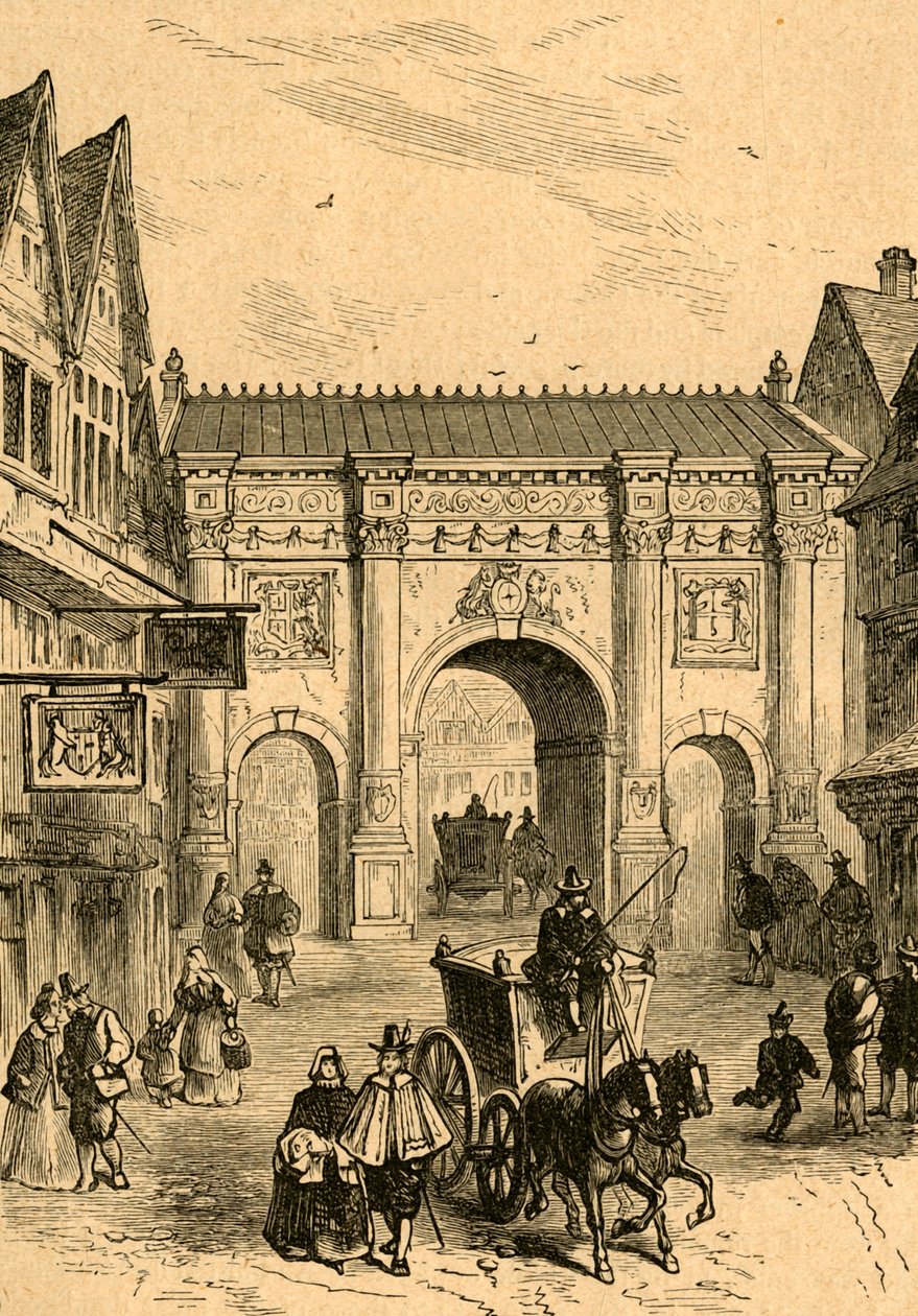 Stara drewniana świątynia, 1897. autorstwa Unbekannt
