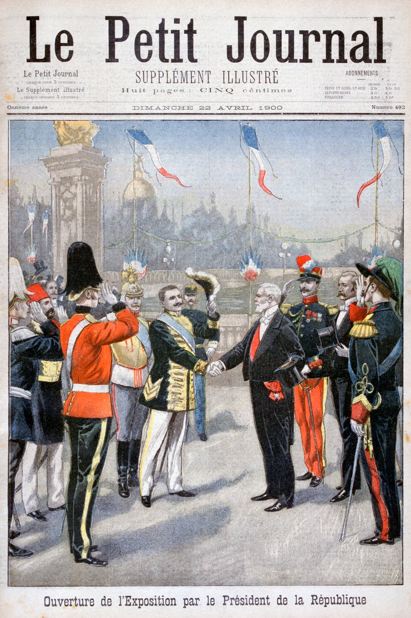 Otwarcie Wystawy Powszechnej przez Prezydenta Republiki, Paryż, 1900 autorstwa Unbekannt