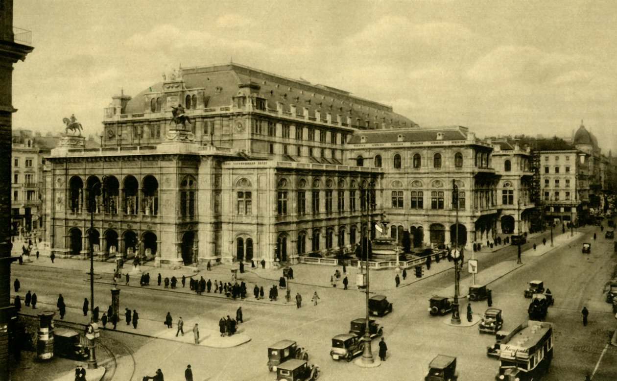 Opera, Wiedeń, Austria, ok. 1935. autorstwa Unbekannt