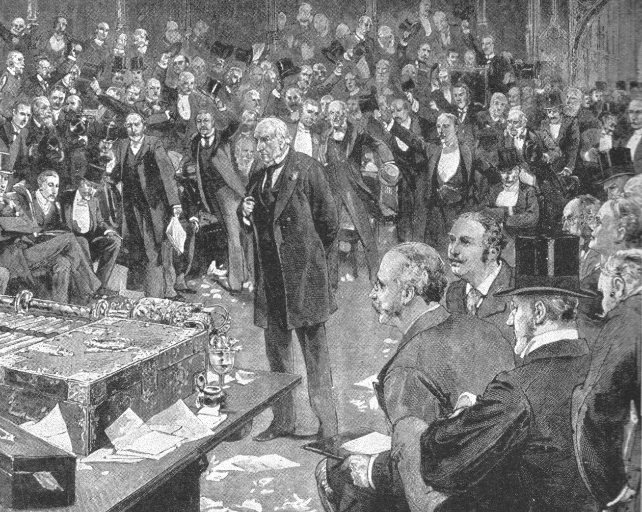 The Overthrow of Lord Salisburys Government, 12 sierpnia 1892..., 1901. autorstwa Unbekannt