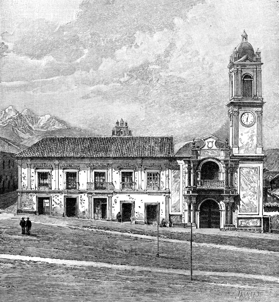 Pałac Kongresu, La Paz, Boliwia, 1895 autorstwa Unbekannt