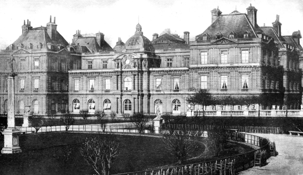 Pałac Luksemburski, siedziba Senatu Francji, Paryż, Francja, 1926 autorstwa Unbekannt
