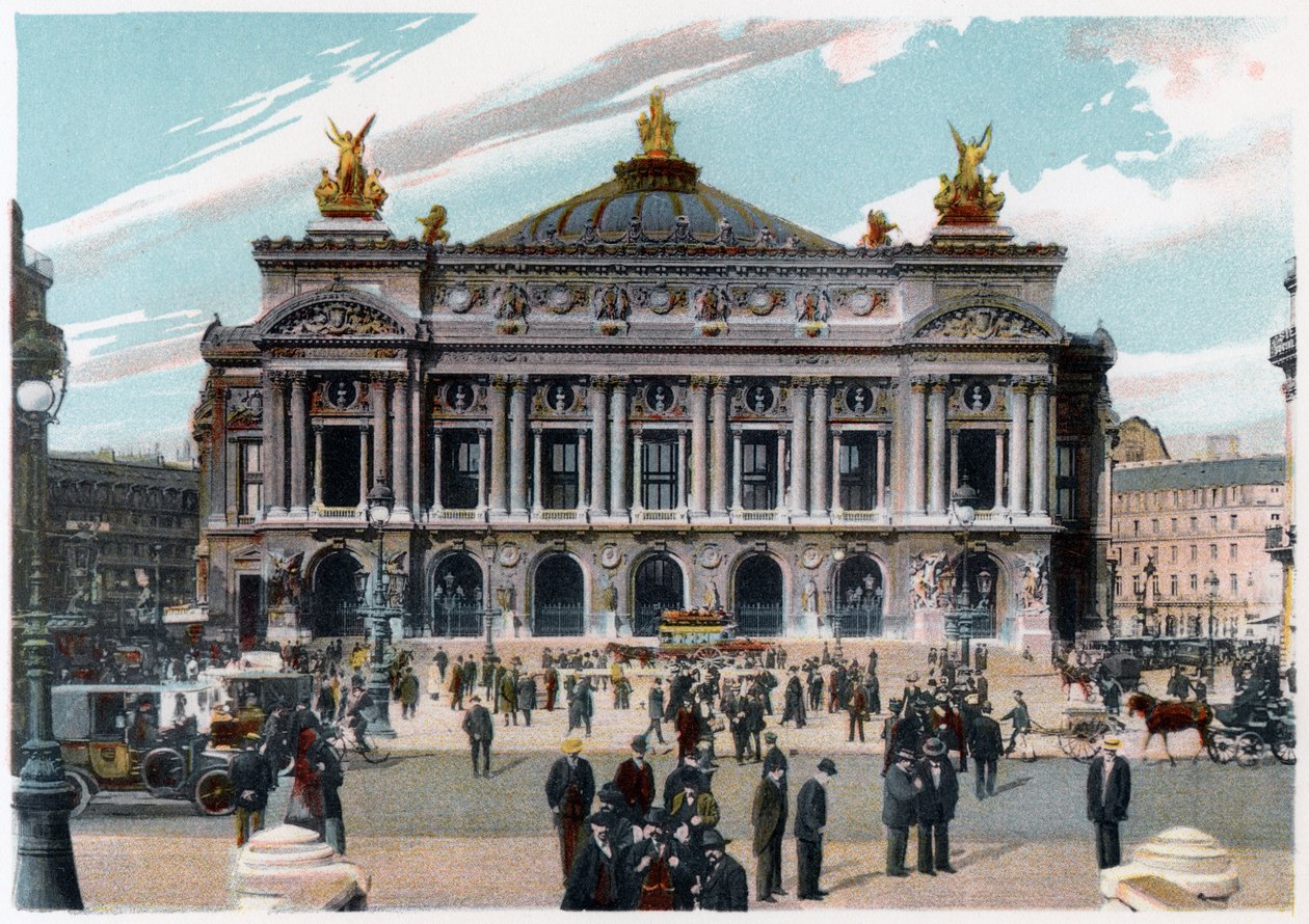 Palais Garnier, Paryż, ok. 1900 autorstwa Unbekannt