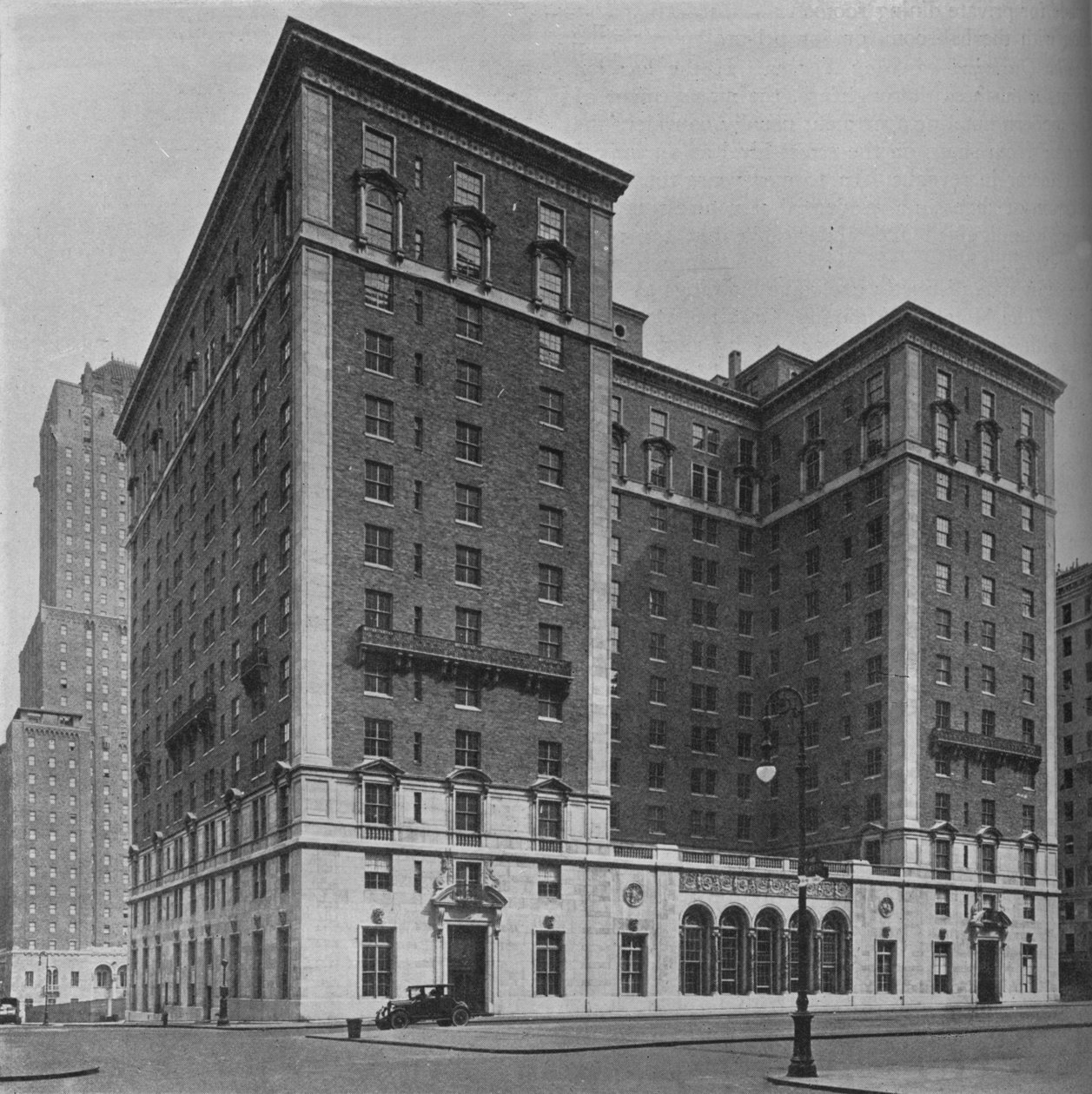 Hotel Park Lane, Nowy Jork, 1924 autorstwa Unbekannt